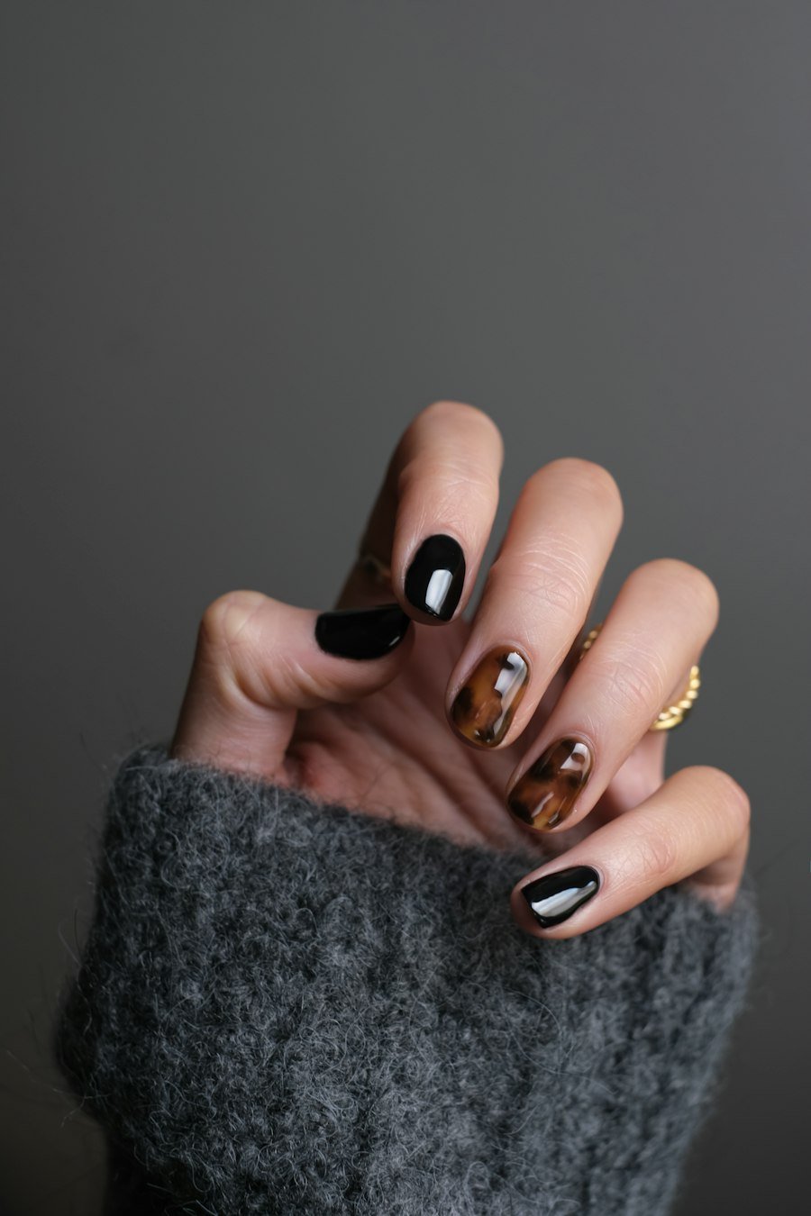 Manicura en proceso